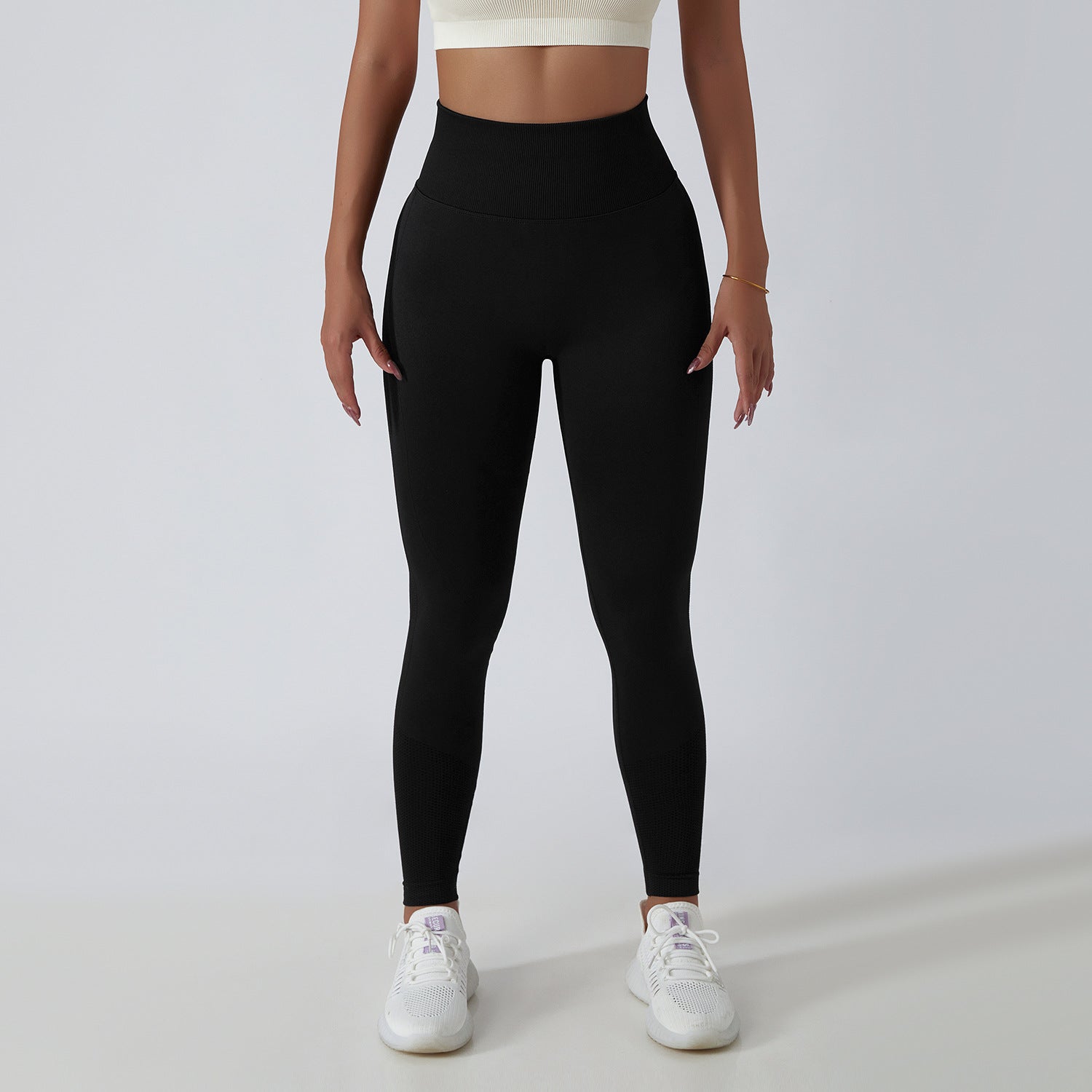 Women's Fashion Outdoor Running Tight-fitting High-waisted Fitness Pants