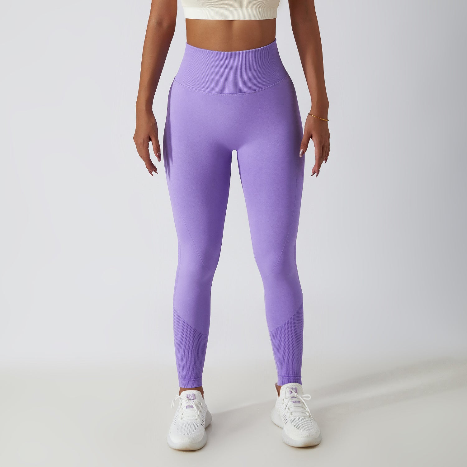 Women's Fashion Outdoor Running Tight-fitting High-waisted Fitness Pants