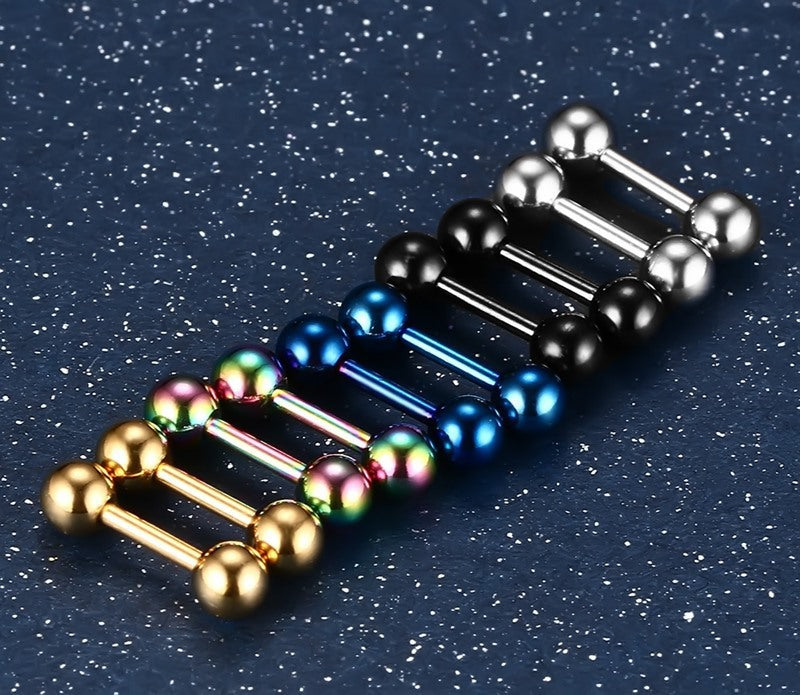 Personality Trend Earrings Titanium Steel Earrings Earrings Bone Nails Korean Earrings