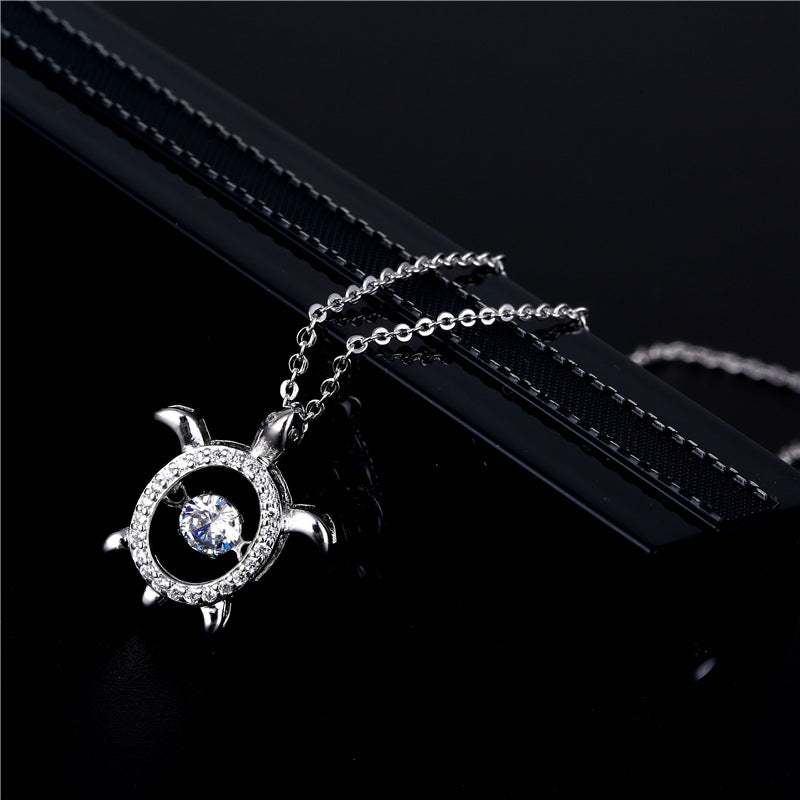 Zircon stainless steel necklace