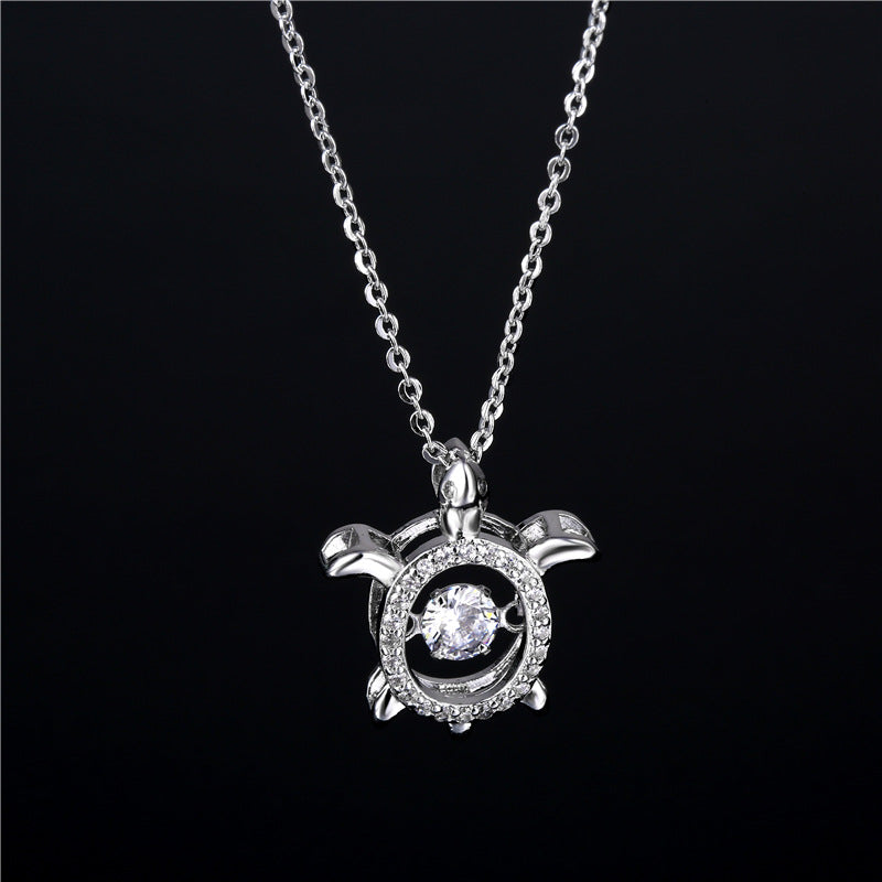 Zircon stainless steel necklace