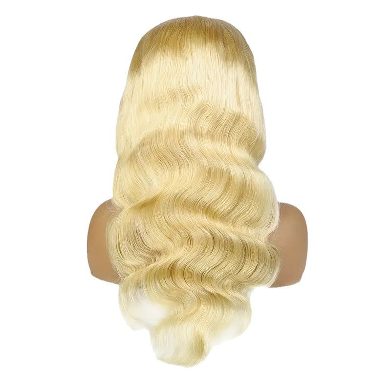 Front Lace Wig Women's Medium Large Wave Long Curly Hair