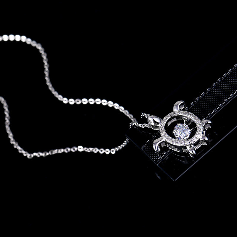 Zircon stainless steel necklace