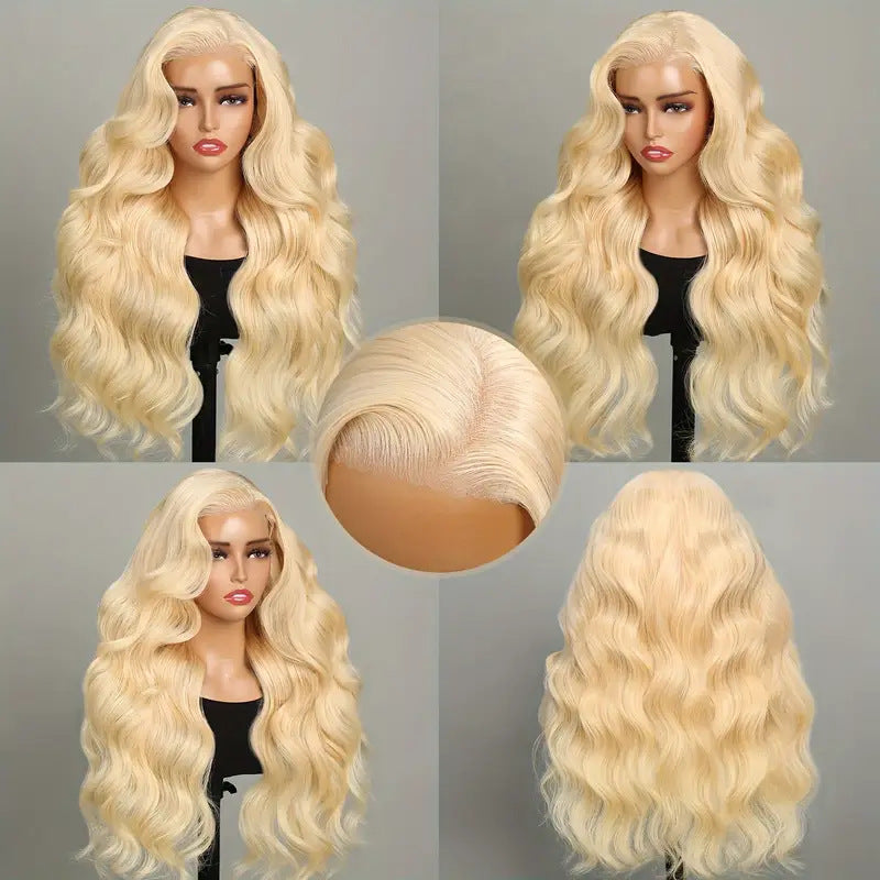 Front Lace Wig Women's Medium Large Wave Long Curly Hair