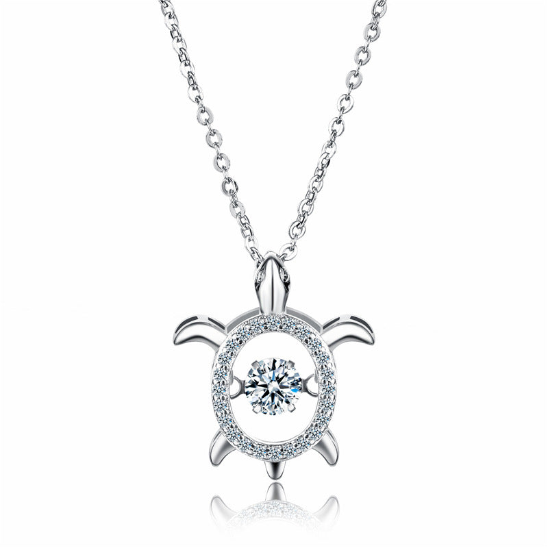 Zircon stainless steel necklace