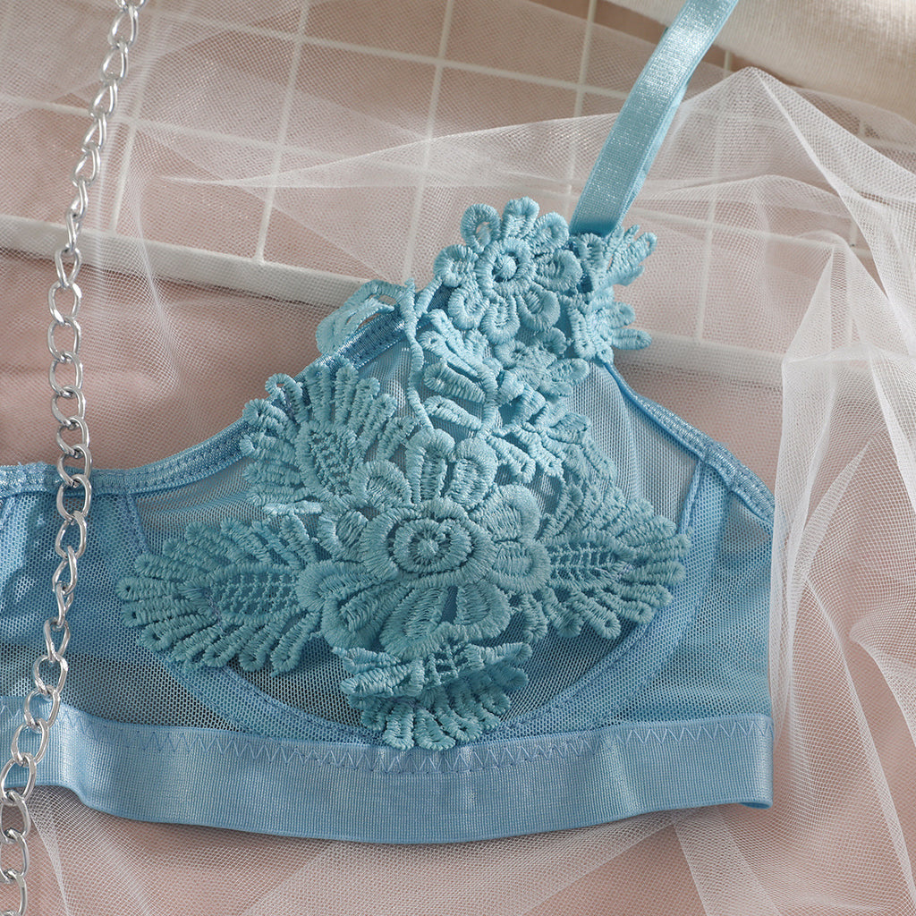 Underwear Suit Water Soluble Lace Chain Gather Suit