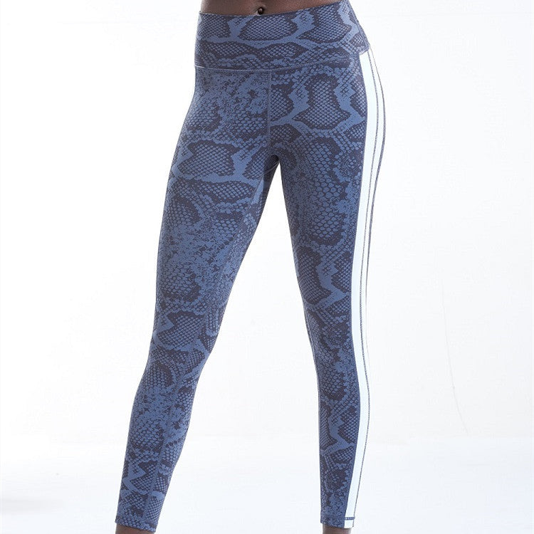 Women's High-waist Hip-lifting Running Tight-fitting Elastic Feet Sports Fitness Pants