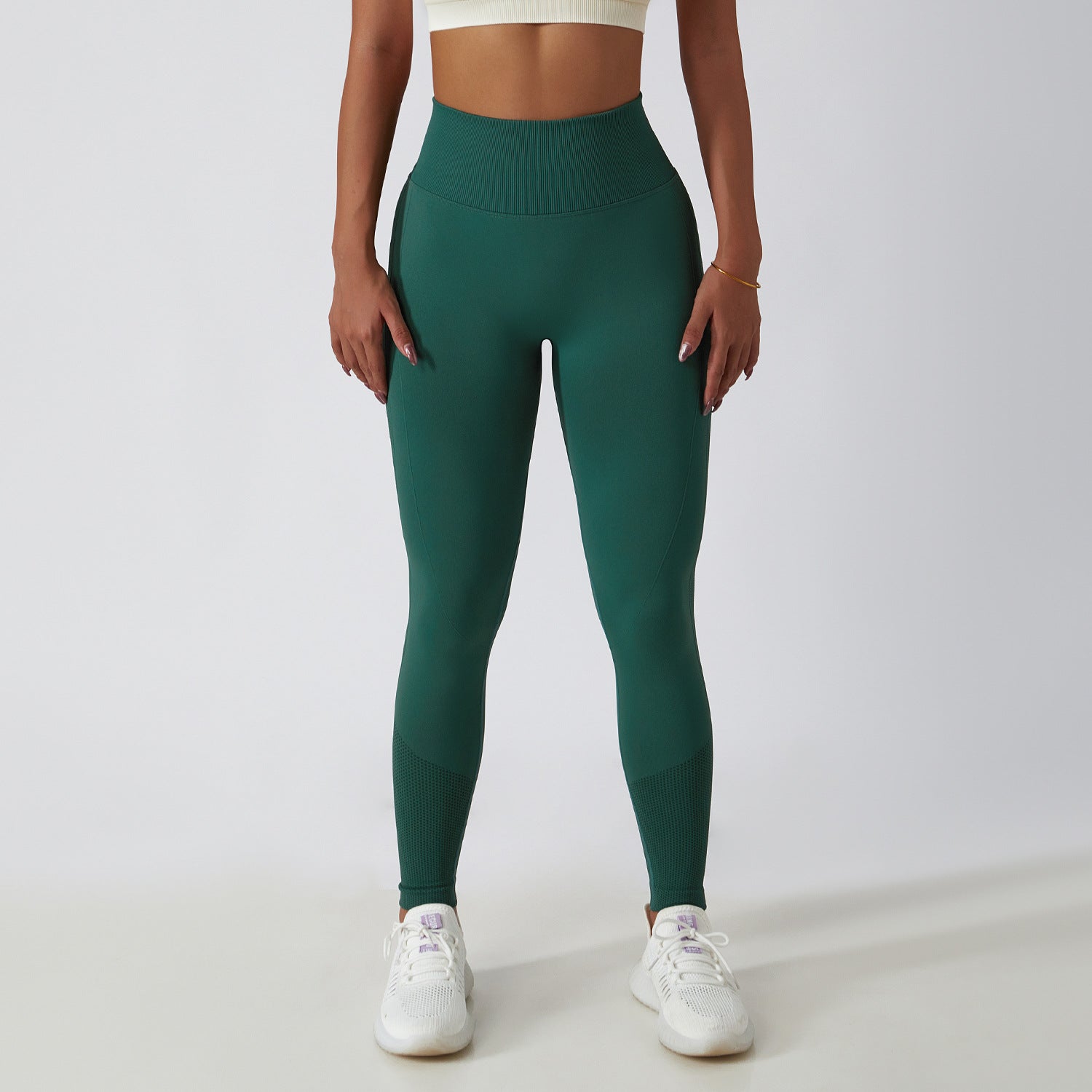 Women's Fashion Outdoor Running Tight-fitting High-waisted Fitness Pants