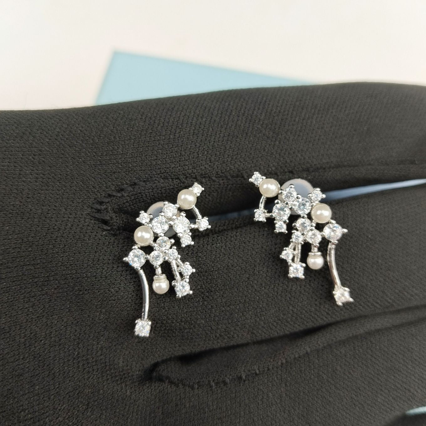 Nebula Earrings Pearl Earrings