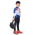 Racing Suit Roller Skating Step Fleece Warm Long-sleeved Suit