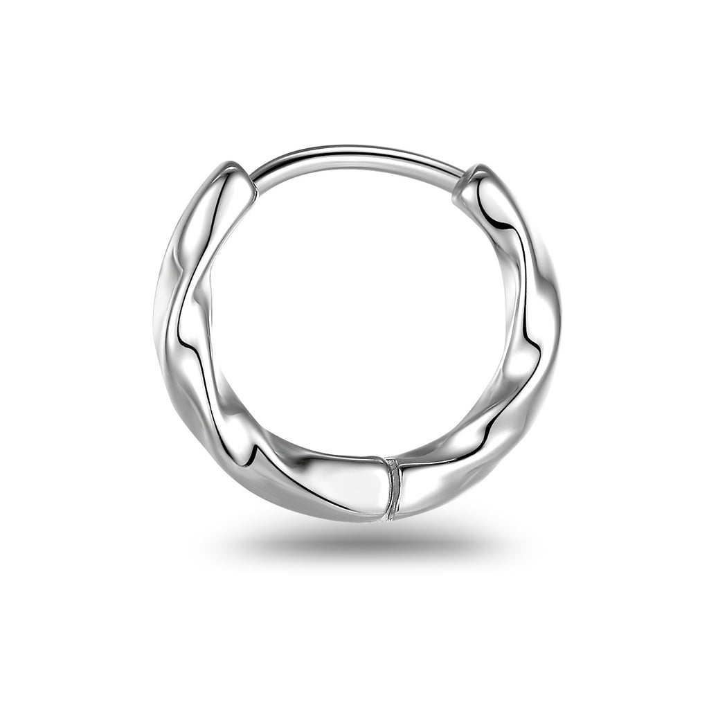 Silver Earrings Men's Trendy Temperament Earrings Single Earrings