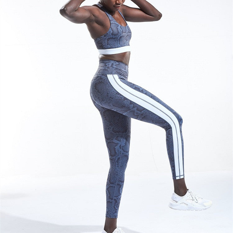 Women's High-waist Hip-lifting Running Tight-fitting Elastic Feet Sports Fitness Pants