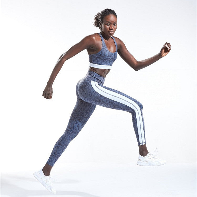 Women's High-waist Hip-lifting Running Tight-fitting Elastic Feet Sports Fitness Pants